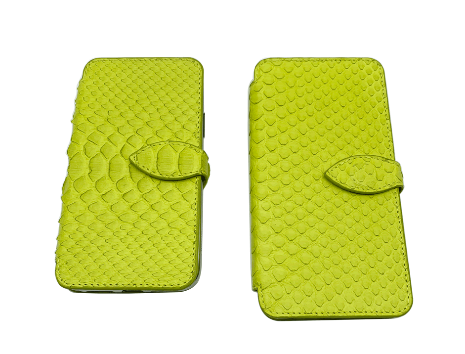 Case (чехол) GG® Для iPhone Xs/11/12 Pro (Black Piton) 2020 натуральная кожа питона